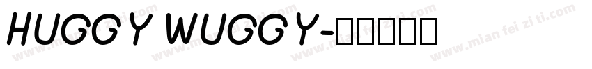 HUGGY WUGGY字体转换